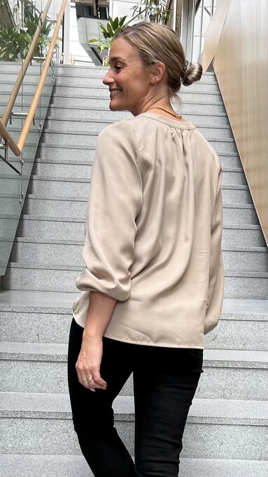 Olden bluse Taupe